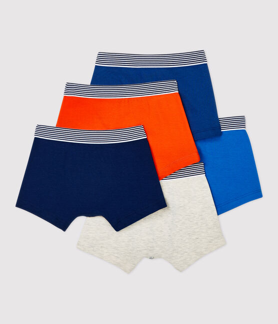 Set van 5 katoenen jongens boxershorts met Parijs thema variante 1