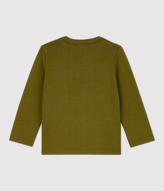 Katoenen T-shirt baby groen