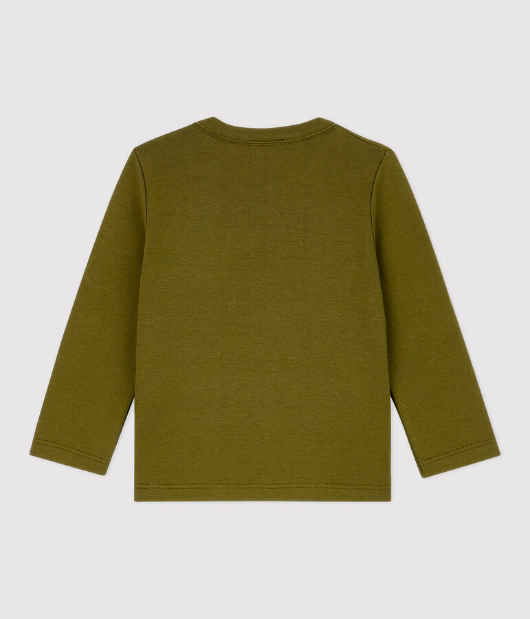 Katoenen T-shirt baby groen