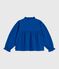 Blouse enfant en twill de coton manches longues unie OLYMPIC
