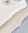 Lot de 3 bodies sans manches en coton uni bébé variante 1