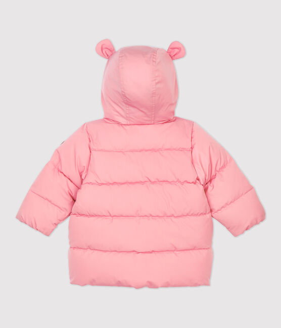 Doudoune polyester bébé. rose CHARME