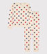 Pyjama cœur femme en coton