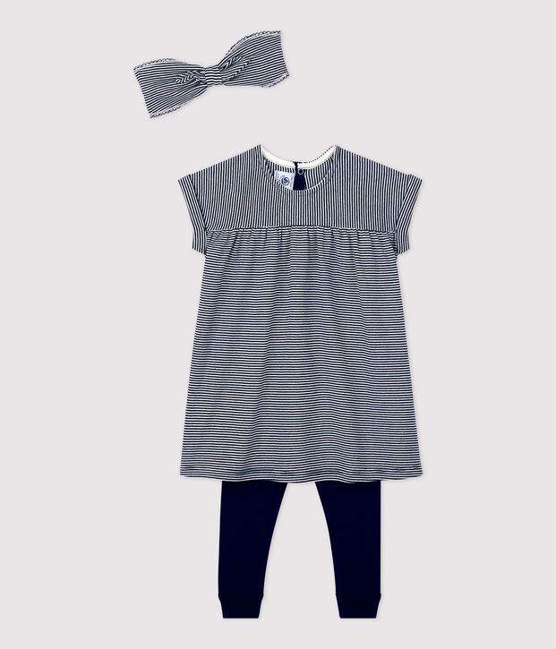 Lot cadeau 3 pi&egrave;ces b&eacute;b&eacute; multicouleur