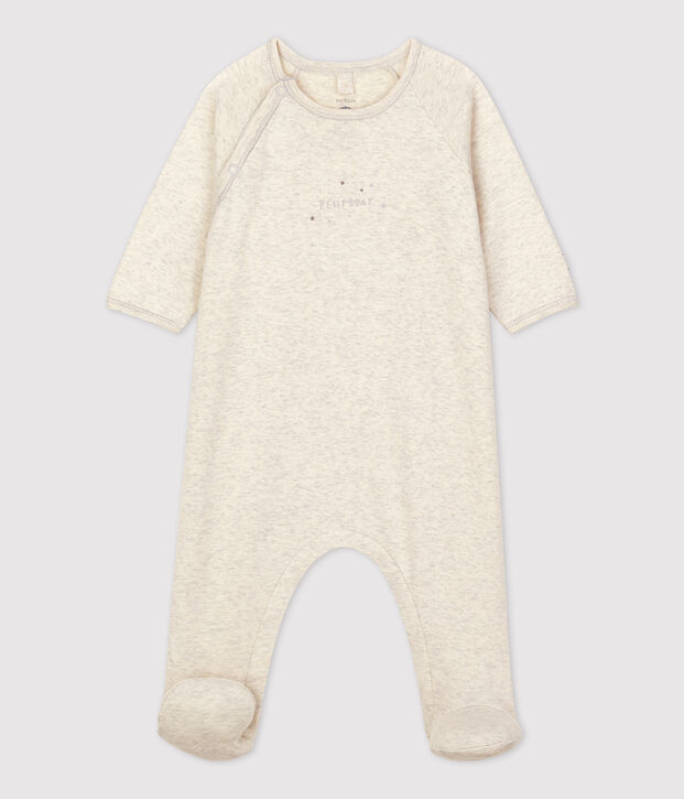 Dors-bien b&eacute;b&eacute; en coton biologique beige chin&eacute;