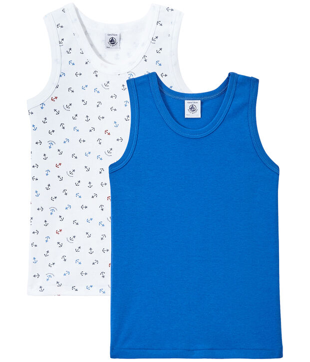 Lot de 2 d&eacute;bardeurs gar&ccedil;on blanc