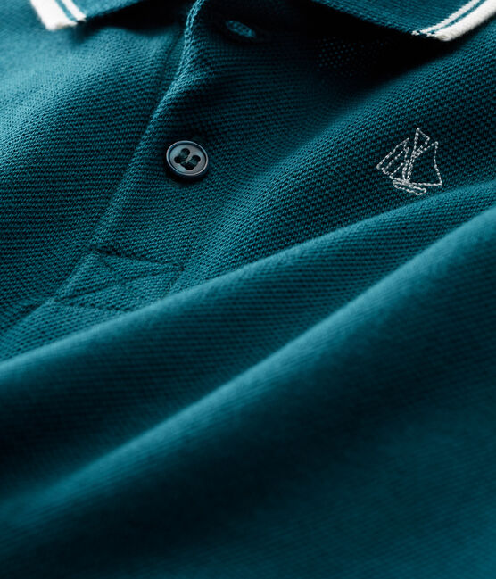 Combicourt polo bébé garçon vert PINEDE