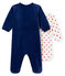 Fluwelen pyjama en body in gebreide stof voor babyjongens variante 1