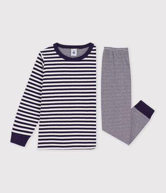 blauw/ecru