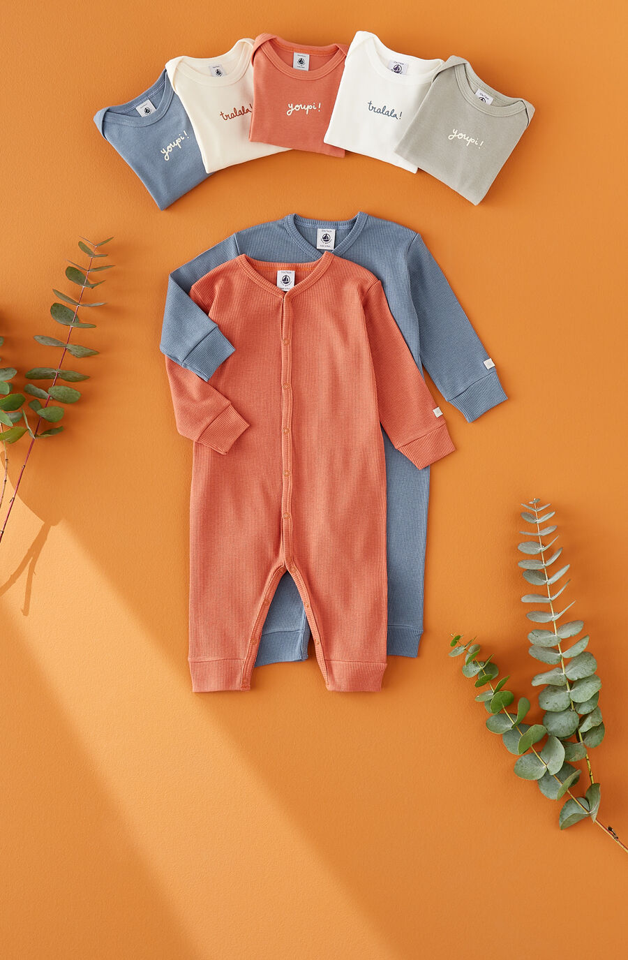 Kinderen Meisjeskleding Babykleding meisjes Setjes Petit Bateau Setjes Ensemble 12 mois petit bateau