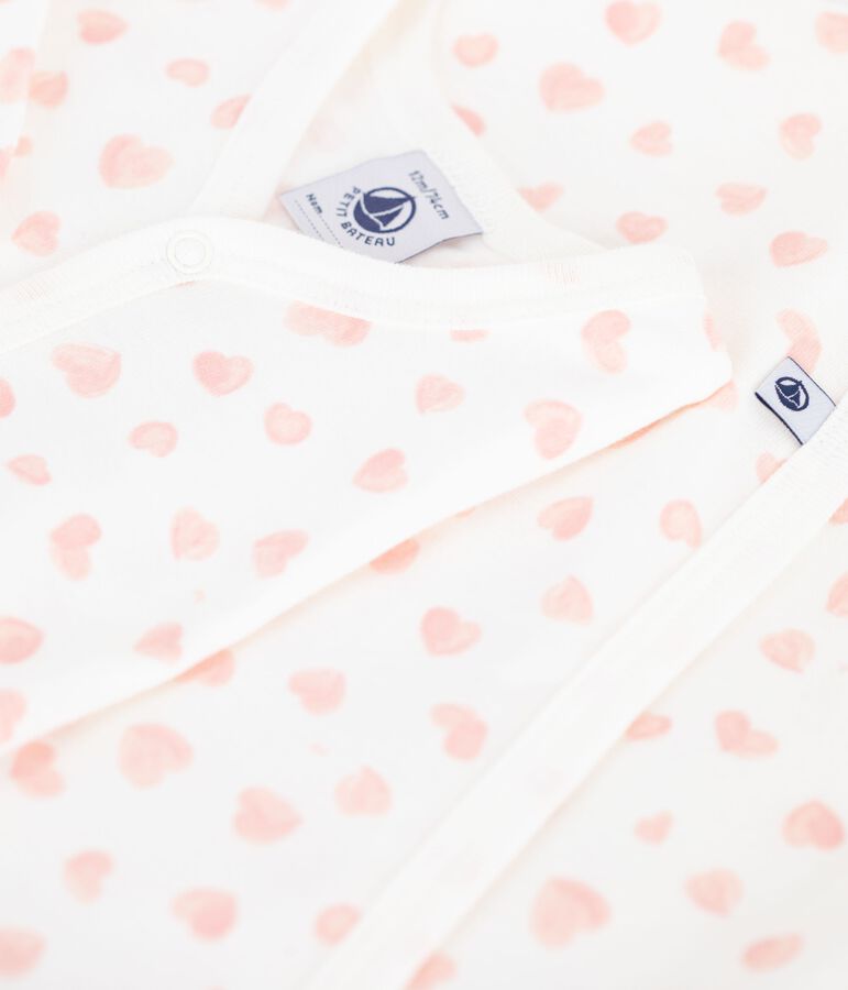 Lot cadeau b&eacute;b&eacute; en coton imprim&eacute; fleuri multicouleur