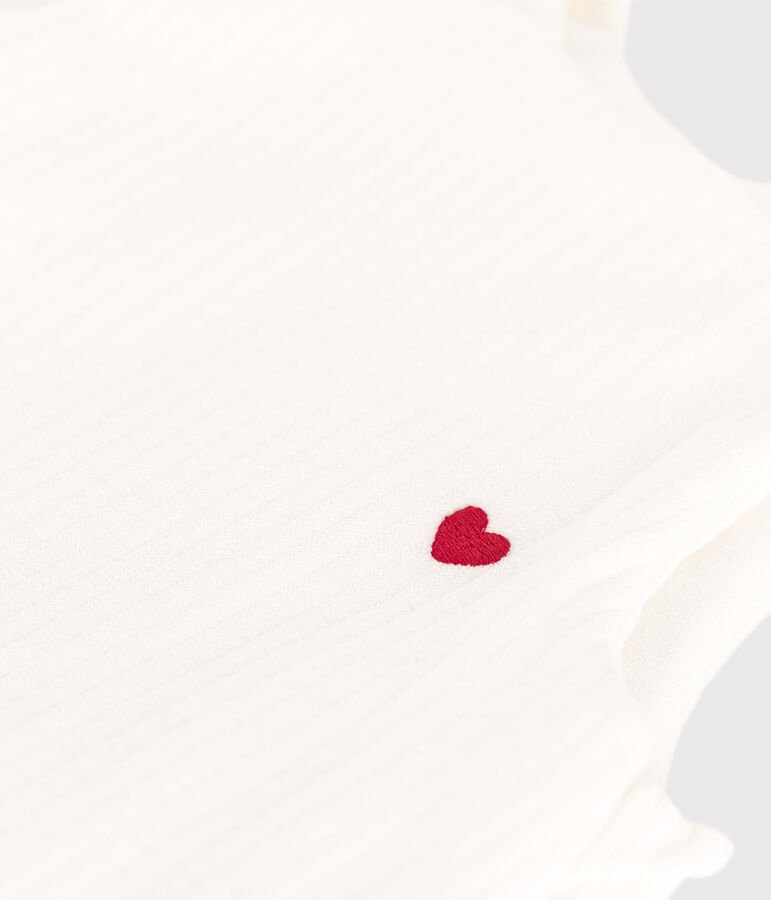 Fluwelen trappelzakje voor baby's - TOG 3 wit MARSHMALLOW