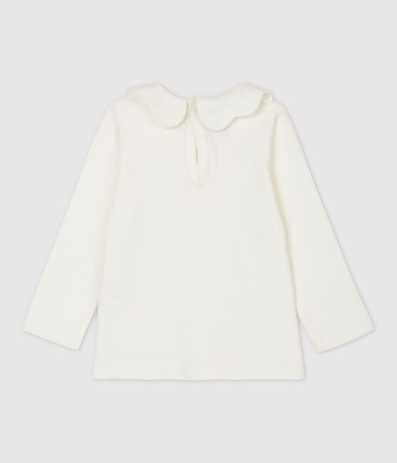 Blouse en coton bébé blanc MARSHMALLOW