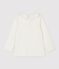 Blouse en coton bébé blanc MARSHMALLOW