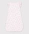 Fluwelen babytrappelzakje met bloemenprint TOG 3 roze/multicouleur