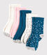 Lot de 5 paires de chaussettes enfant fille