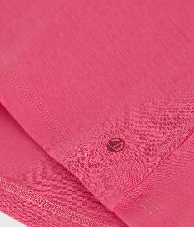 Blouse b&eacute;b&eacute; en coton sans manches rose