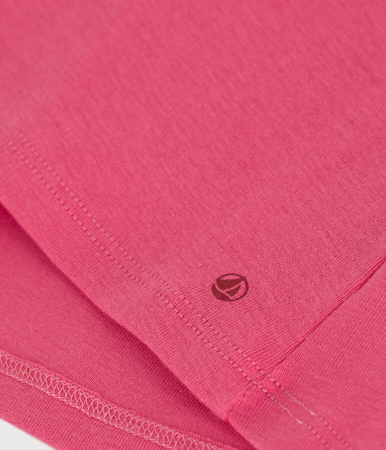 Blouse b&eacute;b&eacute; en coton sans manches rose