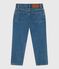 Kinderbroek van denim blauw BLEU MOYEN