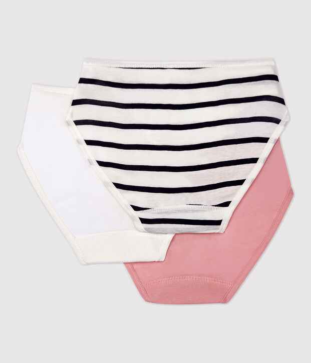 Lot 3 culottes en coton fin Femme multicouleur