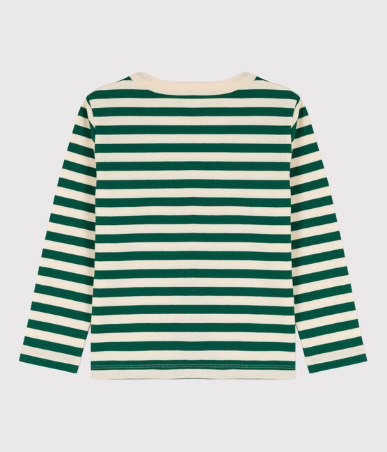 Jongens-T-shirt met lange mouwen EVERGREEN/ AVALANCHE