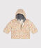 Donsjasje met print en capuchon voor baby's wit AVALANCHE/ MULTICO