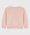 Sweatshirt en coton enfant fille / garçon rose SALINE