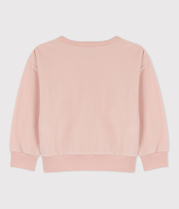 Sweatshirt en coton enfant fille / gar&ccedil;on rose