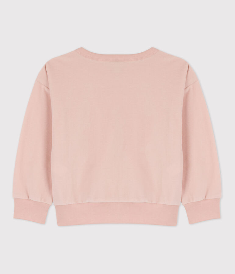 Sweatshirt van katoen voor jongens/meisjes roze