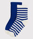 Lot de 2 paires de chaussettes enfant garçon