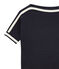 dames tee-shirtmet korte mouwen in linnen blauw SMOKING