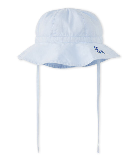 Effen hoedje voor babymeisjes blauw Bleu