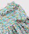 Jurk met lange mouwen babymeisje wit MARSHMALLOW/wit MULTICO
