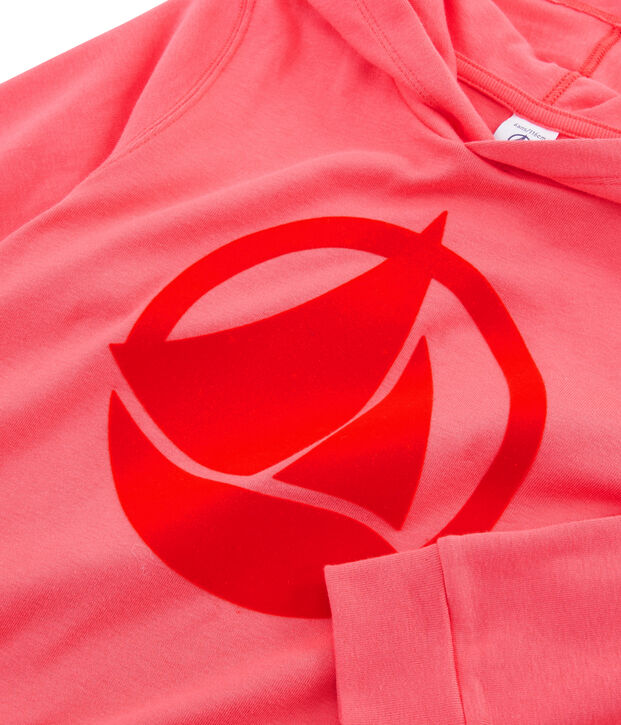 Sweater met capuchon kind roze