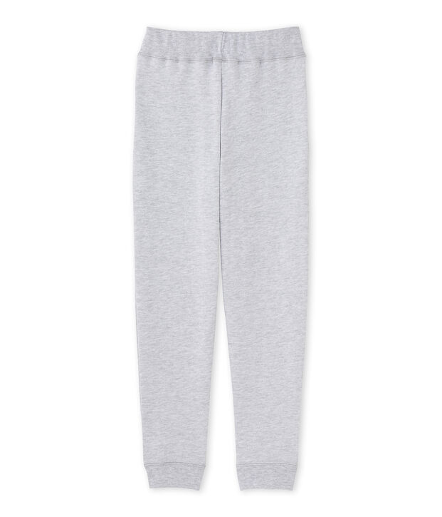 Pantalon de jogging gar&ccedil;on en molleton grijs