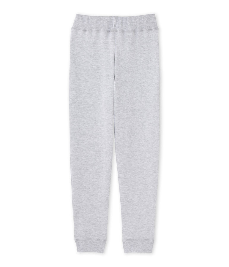 Pantalon de jogging gar&ccedil;on en molleton gris
