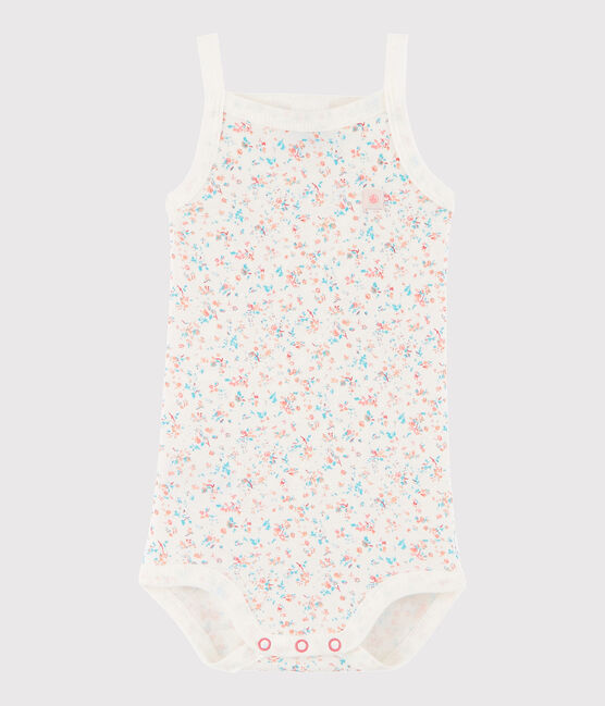Body à bretelles bébé fille blanc MARSHMALLOW/blanc MULTICO