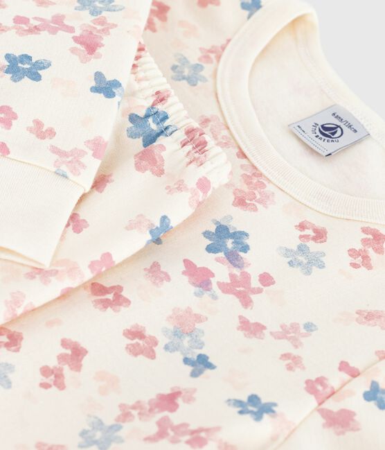 Pyjama enfant en molleton imprimé fleurs MILK/ MULTICO