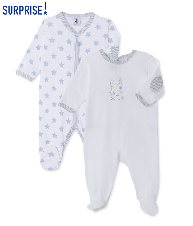 Cadeauset van 2 pyjamapakjes voor jongetje (baby) multicouleur