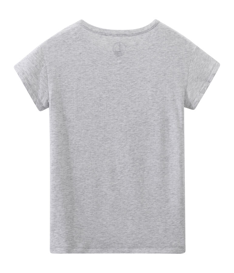 Damestop in licht tubic grijs POUSSIERE CHINE