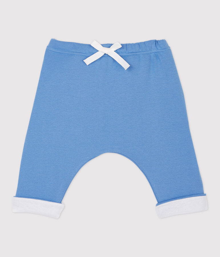 Babybroek van biologisch katoen blauw