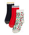 Lot de 3 paires de chaussettes enfant fille variante 1