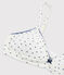 Soutien-gorge paddé mini cœurs fille blanc MARSHMALLOW/bleu MEDIEVAL