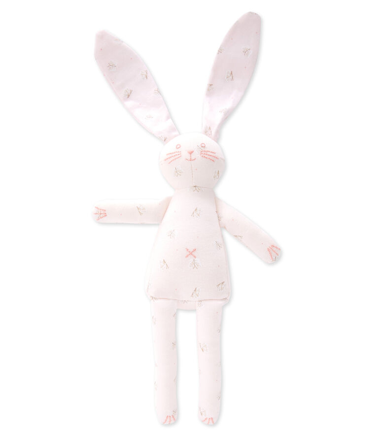 Doudou lapin roze VIENNE/wit ECUME/ MULTICO