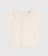 Blouse manches courtes en gaze de coton bébé