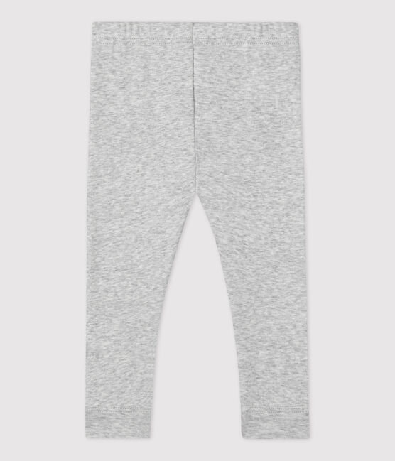 Legging van biokatoen voor baby's grijs BELUGA CHINE