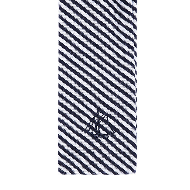 Cravate enfant gar&ccedil;on bleu/blanc