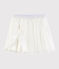 Rok van tule met lovertjes voor meisjes wit MARSHMALLOW/grijs ARGENT