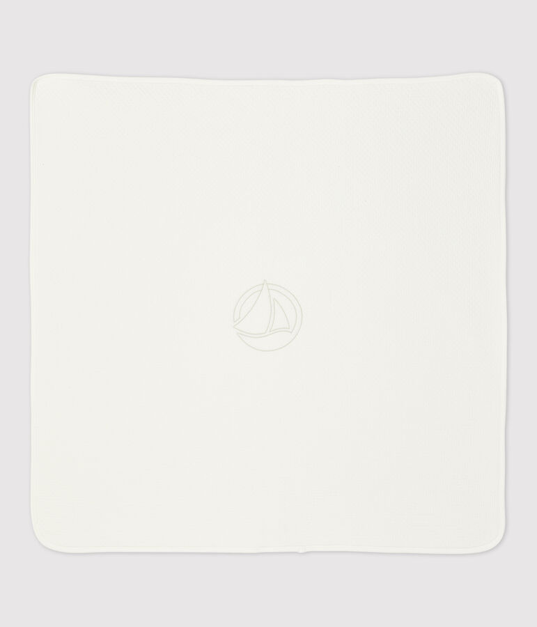 Babydekentje in biokatoen wit