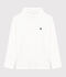 Sous-pull enfant en coton uni blanc
